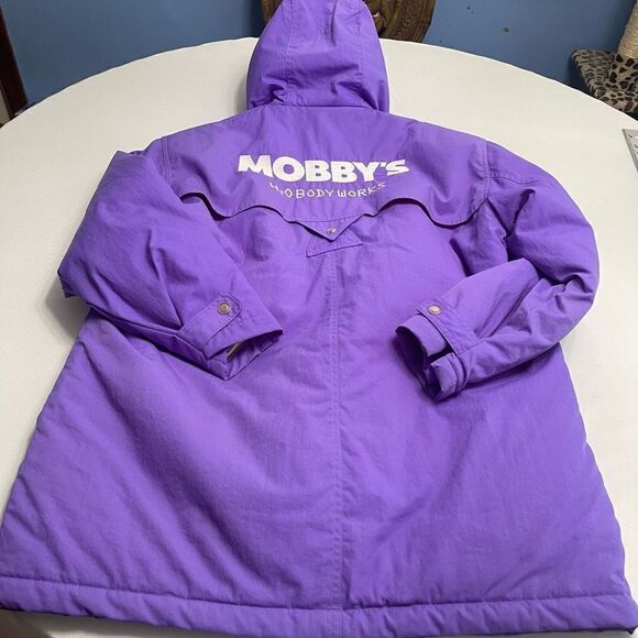 Mobby’s H20 Body Works VTG Purple Jacket Size Large - Picture 12 of 14